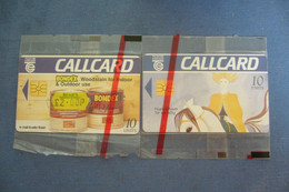 TELECARTE CALLCARD  X 2 NEUVE SOUS BLISTER - Other & Unclassified