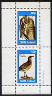 Staffa 1982 Birds #28 (Woodpecker & Rail) Perf  Set Of 2 Values (40p & 60p) U/M - Scotland