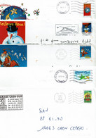 5 Enveloppes PAP - VŒUX ET FETES - PAP : Altri (1995-...)