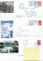 3 Enveloppe PAP  - Repiquage OMAHA BEACH D-DAY (Vierville) + GRANDCAMP LES BAINS + CENTENAIRE POSTE D'ALENCON - Prêts-à-poster:  Autres (1995-...)