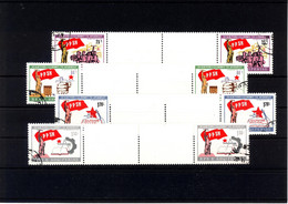 Albania Mi 2029-32 In Pairs With Tabs RR (354) - Albanie