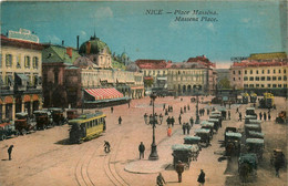 Nice - Place Masséna - Tramway Tram - Hôtel - Markten, Pleinen