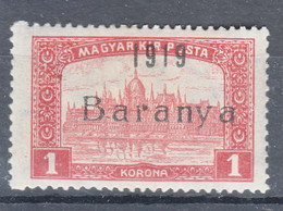 Hungary Baranya 1919 Mi#30 Mint Hinged - Baranya