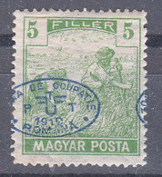 Hungary Debrecen Debreczin 1919 Mi#65 Moved Overprint, Mint Hinged - Debreczin