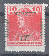 Hungary Szegedin Szeged 1919 Mi#22 Mint Hinged - Szeged