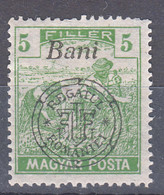 Romania Overprint On Hungary Stamps Occupation Transylvania 1919 MAGYAR POSTA Mi#65 Mint Hinged - Transilvania