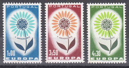 Portugal 1964 Europa CEPT Mi#963-965 Mint Never Hinged - Unused Stamps