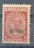 Portugal Azores Acores, Telegrafos, Mint Hinged - Azoren