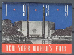 USA 1939 New York World Fair, Vignette, Cinderella, Lebel - Andere & Zonder Classificatie