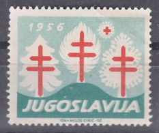 Yugoslavia Republic TBC Anti-tuberculoses Charity Stamp 1956 Mint Never Hinged - Neufs