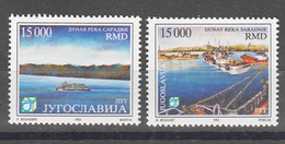 Yugoslavia Republic 1993 Donau Mi#2628-2629 Mint Never Hinged - Nuovi