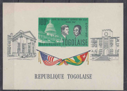 Togo John F. Kennedy 1962, Mint Never Hinged Block - Kennedy (John F.)