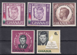 Ghana John F. Kennedy 1964, Mint Never Hinged - Kennedy (John F.)