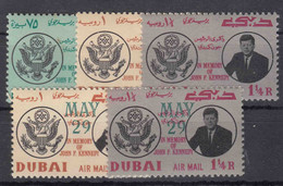 Dubai John F. Kennedy 1964, Mint Never Hinged - Kennedy (John F.)