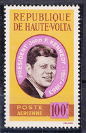 Haute-Volta, John F. Kennedy 1964, Mint Never Hinged - Kennedy (John F.)