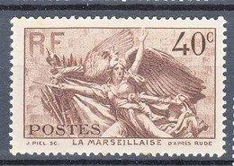 France 1936 Yvert#315 Mint Hinged (avec Charnieres) - Neufs