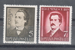 Romania 1939 Mi#596-597 Mint Hinged - Nuovi