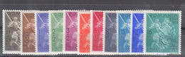 Romania 1939 Mi#598-608 Mint Hinged - Neufs