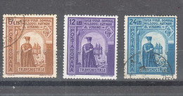 Romania 1941 Mi#703-705 Mint Hinged/used - Oblitérés