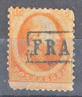 Netherlands 1864 Mi#6 Used - Oblitérés