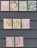 Netherlands 1876 Mi#30-33 Used Set With Variations - Used Stamps