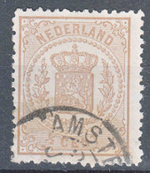 Netherlands 1869 Mi#13 Used - Gebruikt