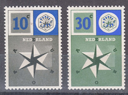 Netherlands 1957 Europa CEPT Mi#704-705 Mint Never Hinged - Unused Stamps
