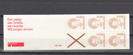 Netherlands 1991 Queen Beatrix Mi#1411 Carnet Booklet - Unused Stamps