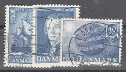 Denmark 1949,1951 Mi#320,324,325 Used - Gebruikt