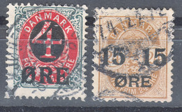 Denmark 1904 Mi#40-41 Used - Used Stamps