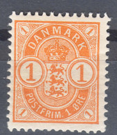 Denmark 1901 Mi#37 Mint Hinged - Unused Stamps