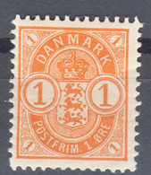 Denmark 1901 Mi#37 Mint Hinged - Ungebraucht