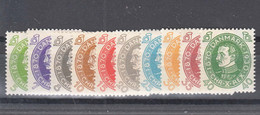 Denmark 1930 Jubilee Mi#185-194 Mint Hinged - Unused Stamps