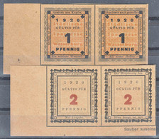 Germany Old City Banknotes, Notgeld 1920/1921 Wasserburg, Printed On Both Sides - [11] Emissions Locales
