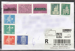 Switzerland Modern Cover To Serbia - Cartas & Documentos