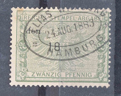 Germany Reich, Fiscal Stamp Nice Cancel - Oblitérés