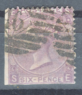 Great Britain, Surface Printing Six Pence Used - Oblitérés