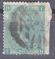 Great Britain, Surface Printing One Shilling Used, Right Wing - Gebraucht
