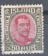 Iceland Island Ijsland 1920 Mi#95 Used - Used Stamps