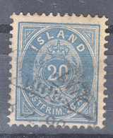 Iceland Island Ijsland 1882 Mi#14 Used - Oblitérés
