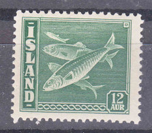 Iceland Island Ijsland 1943 Fish Mi#226 Mint Never Hinged - Unused Stamps