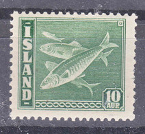 Iceland Island Ijsland 1940 Fish Mi#215 B Mint Hinged, Perforation 14 : 13 1/2 - Neufs