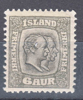 Iceland Island Ijsland 1907 Mi#52 Mint Hinged - Ungebraucht