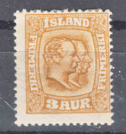 Iceland Island Ijsland 1915 Mi#77 Mint Hinged - Ungebraucht