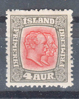 Iceland Island Ijsland 1915 Mi#78 Mint Hinged - Ungebraucht