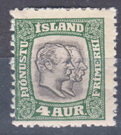 Iceland Island Ijsland 1907 Porto Mi#25 Mint Hinged - Neufs