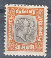 Iceland Island Ijsland 1907 Porto Mi#26 Mint Hinged - Unused Stamps