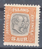 Iceland Island Ijsland 1907 Porto Mi#26 Mint Hinged - Nuevos