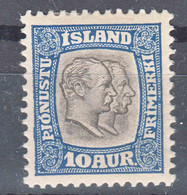 Iceland Island Ijsland 1907 Porto Mi#27 Mint Hinged - Ungebraucht