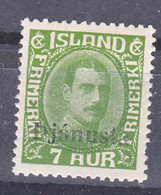 Iceland Island Ijsland 1936 Porto Mi#63 Mint Hinged - Neufs